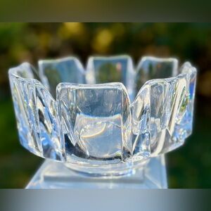 Vintage Orrefors Corona Crystal Bowl